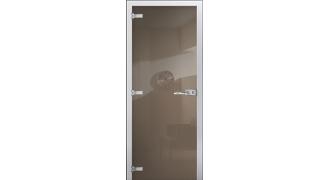 Cтеклянная межкомнатная дверь DS RAL 1019