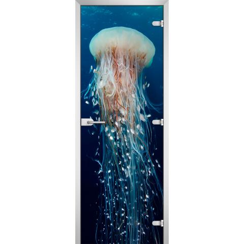Дверь стеклянная Underwater World-13